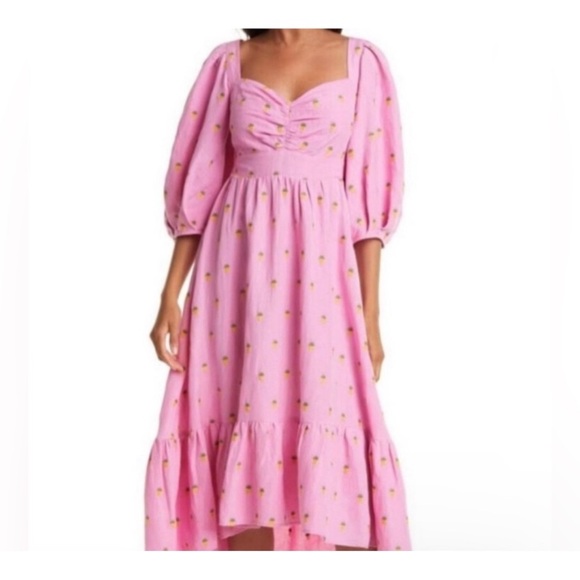 Dresses & Skirts - Farm Rio Pink Floral Women's Dress